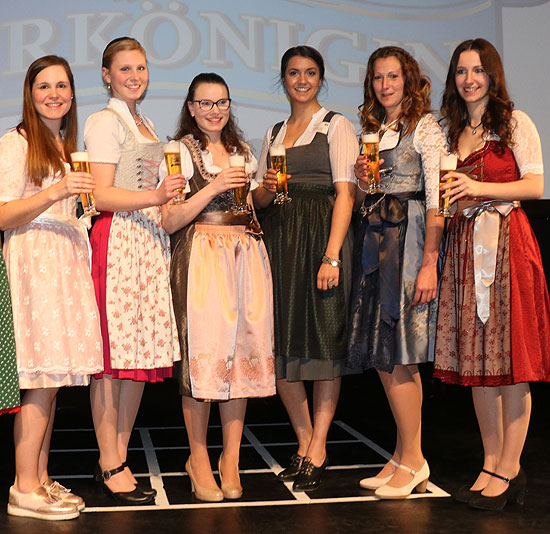 Diese 6 Finalistinnen des Castings zur Bayerischen Bierkönigin treten zur Wahl am 20.05.2021 an (©Foto: Martin Schmitz)